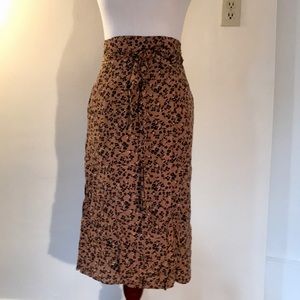 Silk Wrap Skirt - Point Sur for J Crew XXS